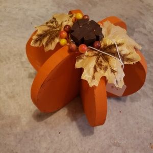 3D handpainted wood pumpkin